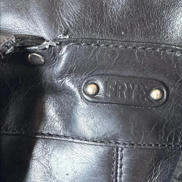 Frye Logan Black Leather Backpack - Picture 5 of 13